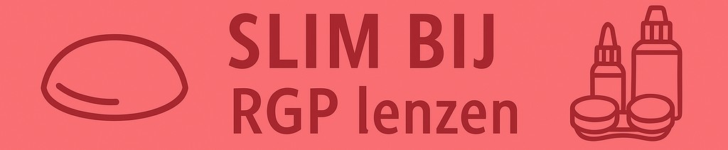 Banner slim combineren bij RGP-lenzen – vloeistoffen, houders en accessoires