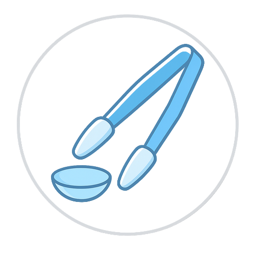 Pincetten voor lenzen