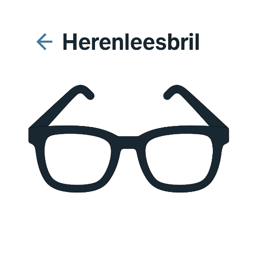 Leesbrillen voor heren