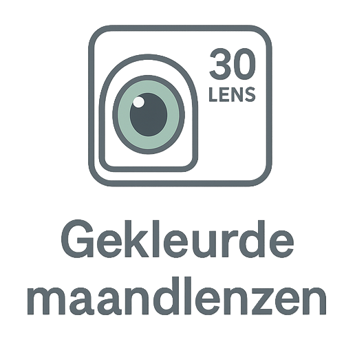 Gekleurde maandlenzen