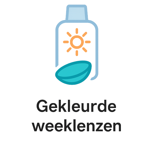 Gekleurde weeklenzen