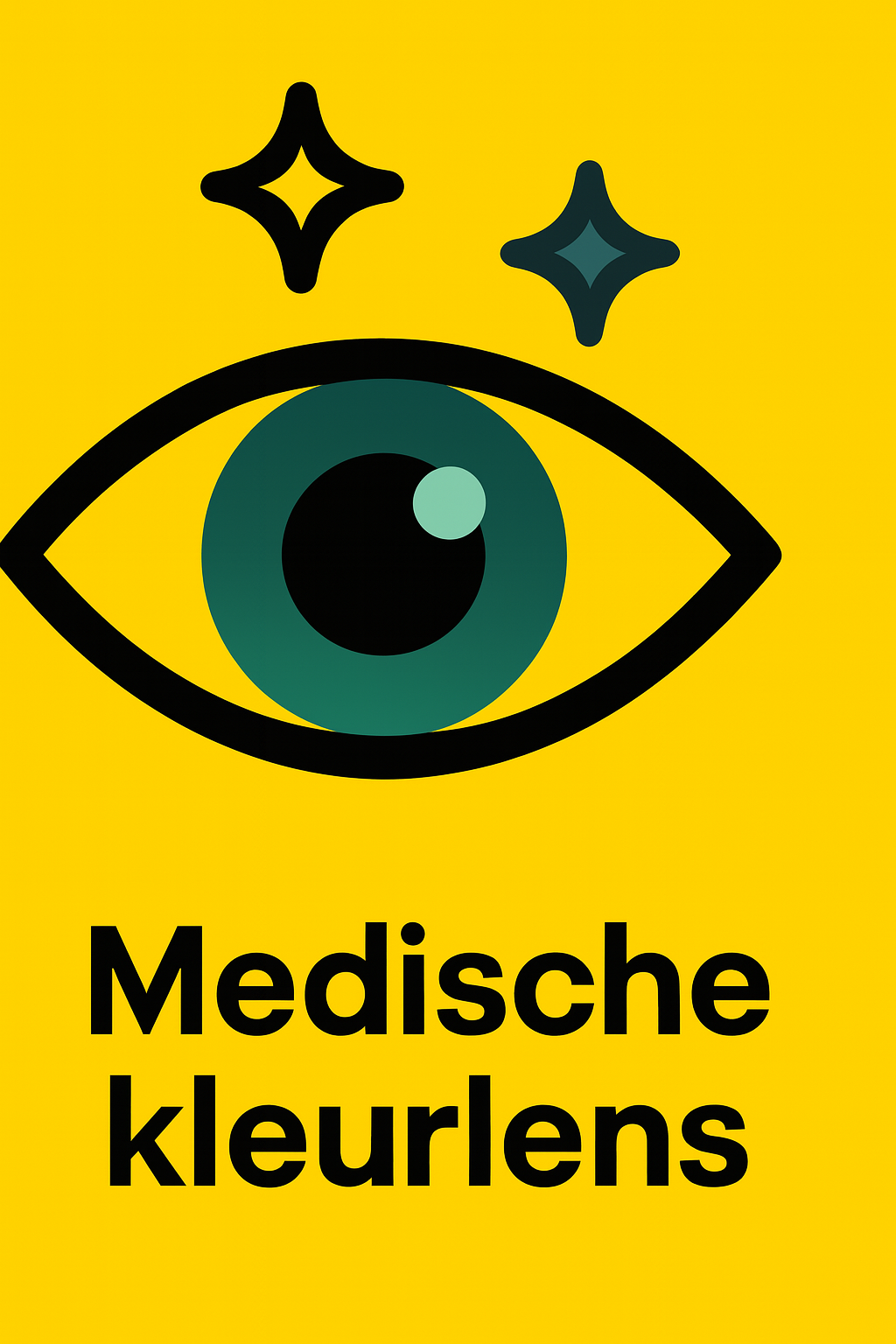 Medische kleurlenzen icoon