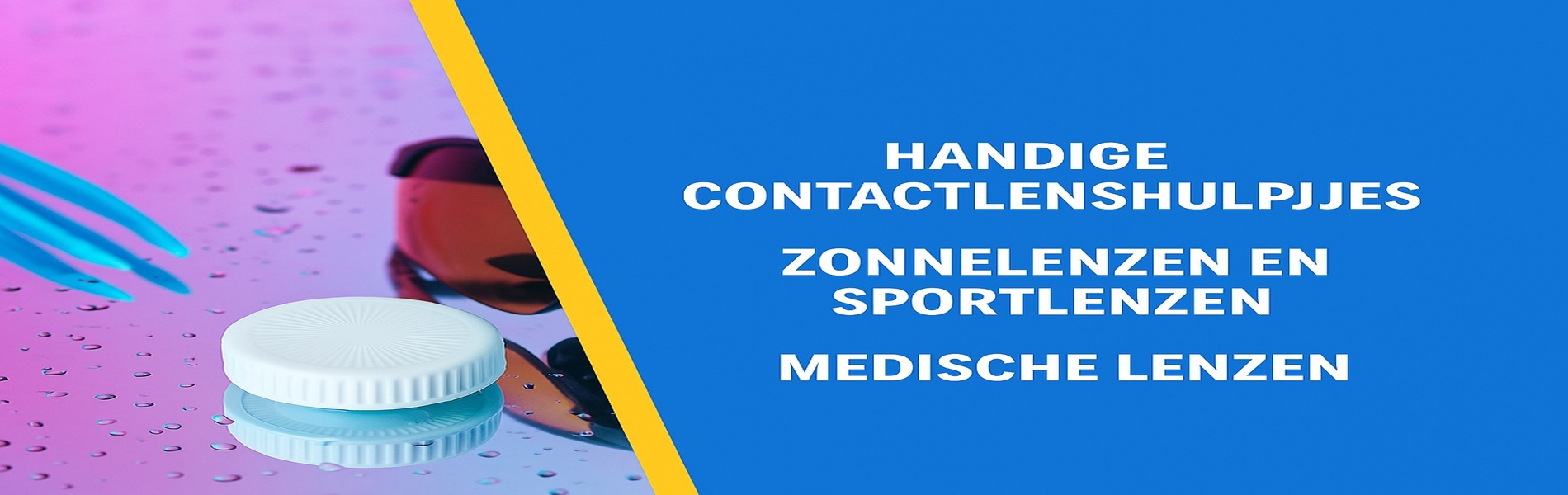 Voordeelacties op lenzenvloeistof en accessoires